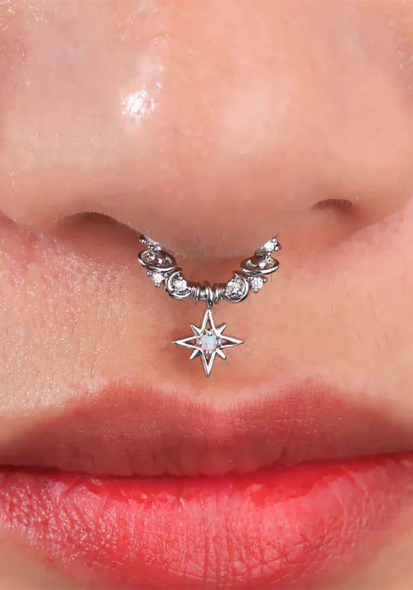 Galactic Dangle | SEPTUM RING - Image 2