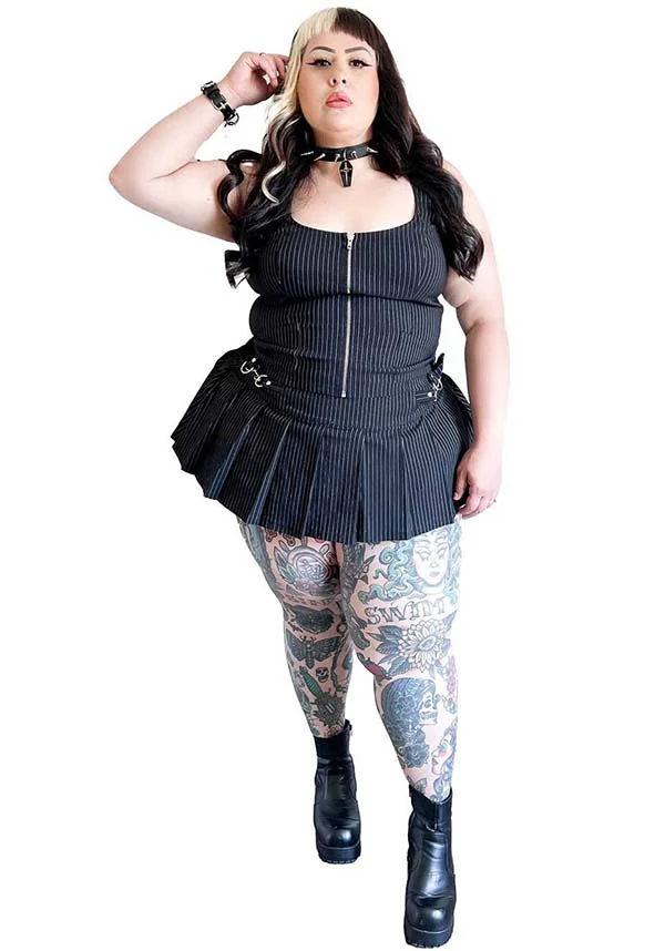 Carmen [Pinstripe] | CORSET TOP - Image 2