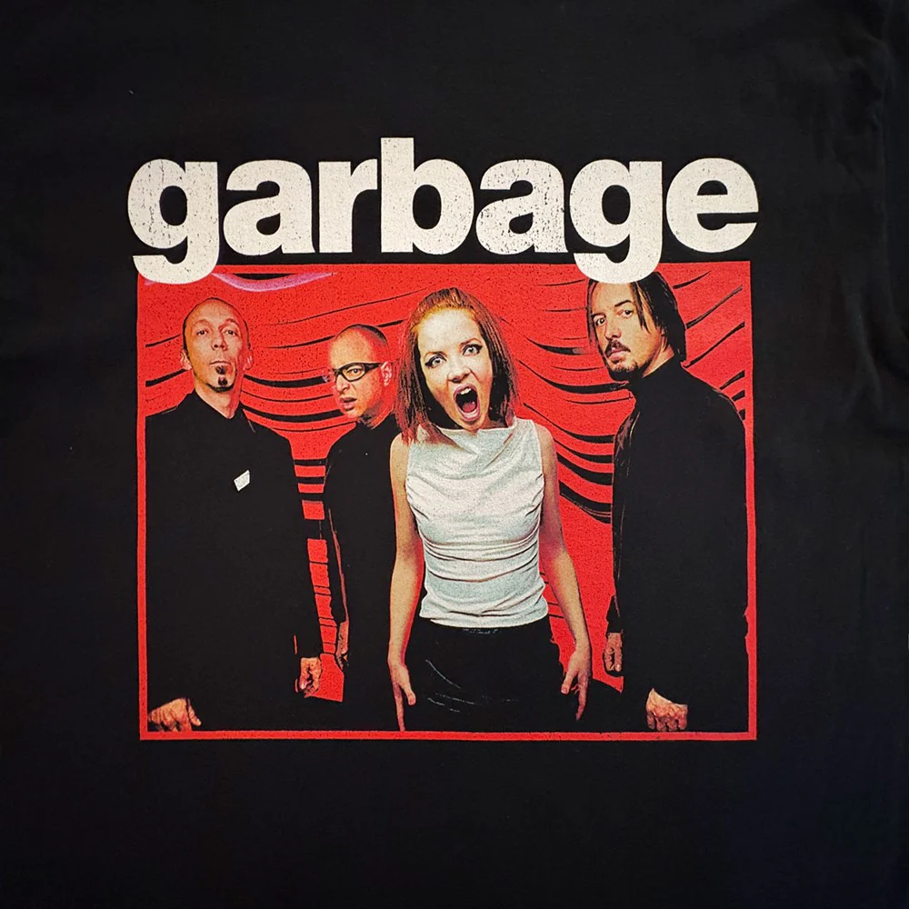 Garbage | Yelling Photo [Black] T-SHIRT [PREORDER] - Image 2