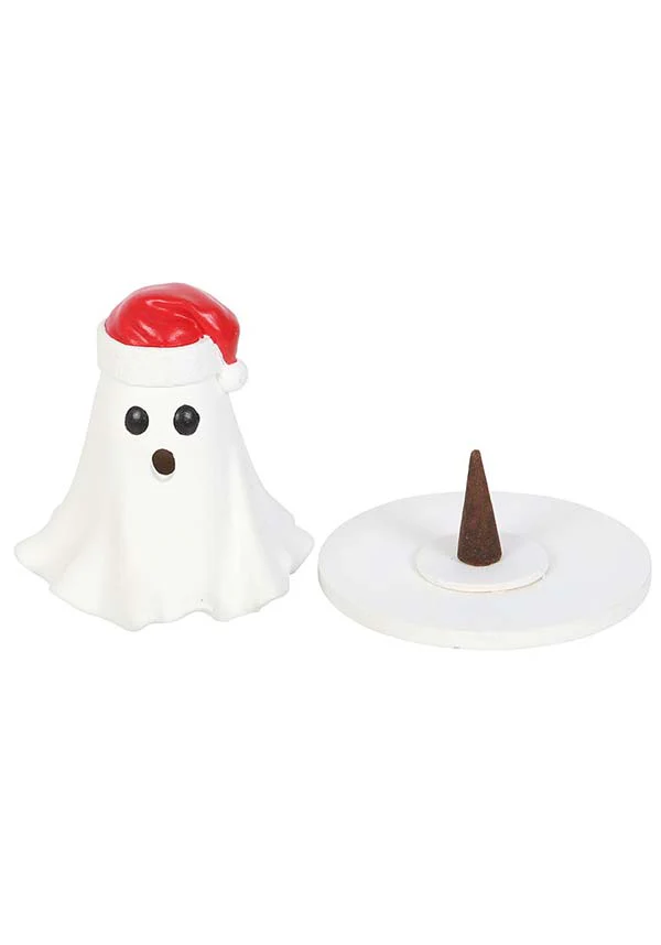 Ghost with Santa Hat | INCENSE CONE BURNER* - Image 3
