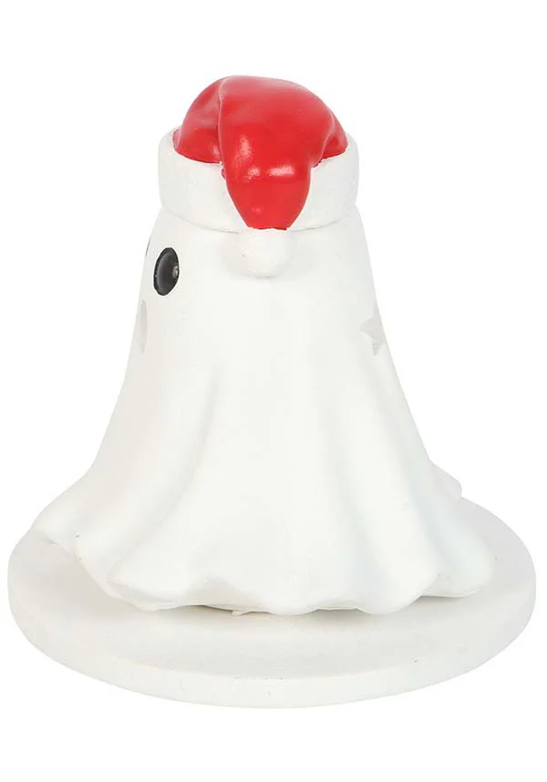 Ghost with Santa Hat | INCENSE CONE BURNER* - Image 4