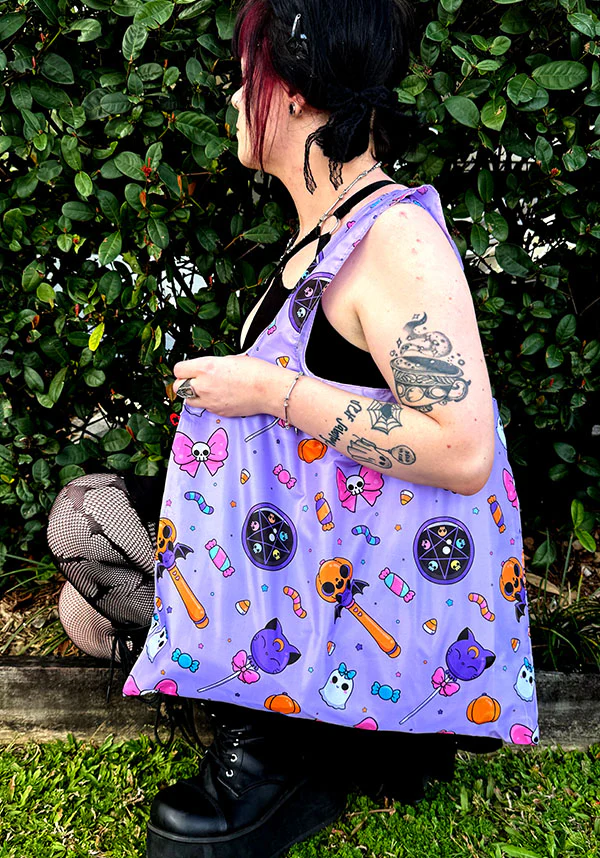Ghoul Power [Purple] | REUSABLE TOTE BAG - Image 2