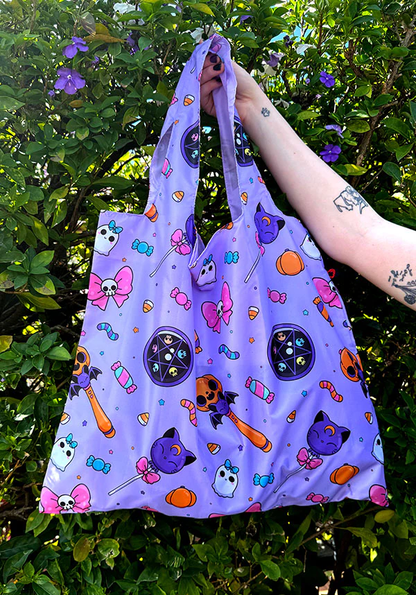 Ghoul Power [Purple] | REUSABLE TOTE BAG - Image 3