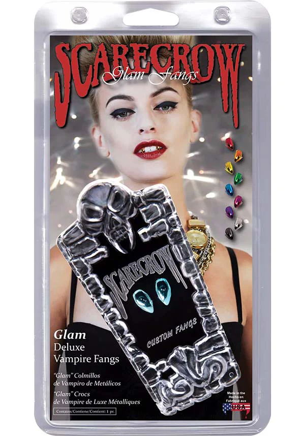 Glam Deluxe Teal [Small] | CUSTOM FANGS*