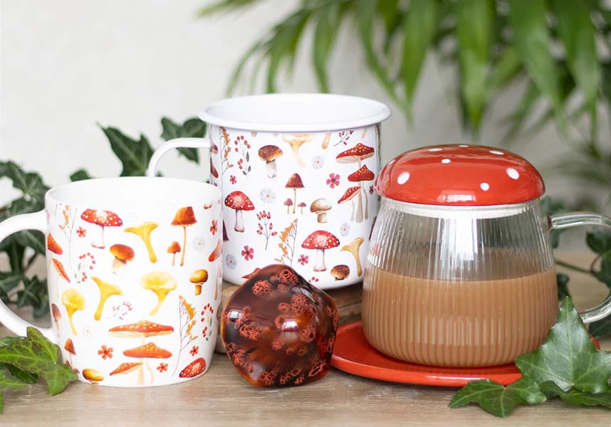 Glass Mushroom | MUG & SAUCER - Image 10