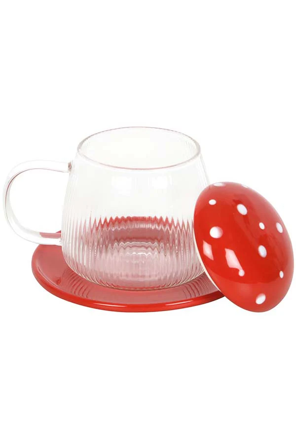Glass Mushroom | MUG & SAUCER - Image 2