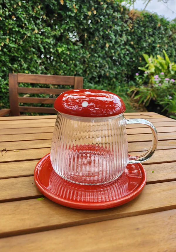 Glass Mushroom | MUG & SAUCER - Image 4