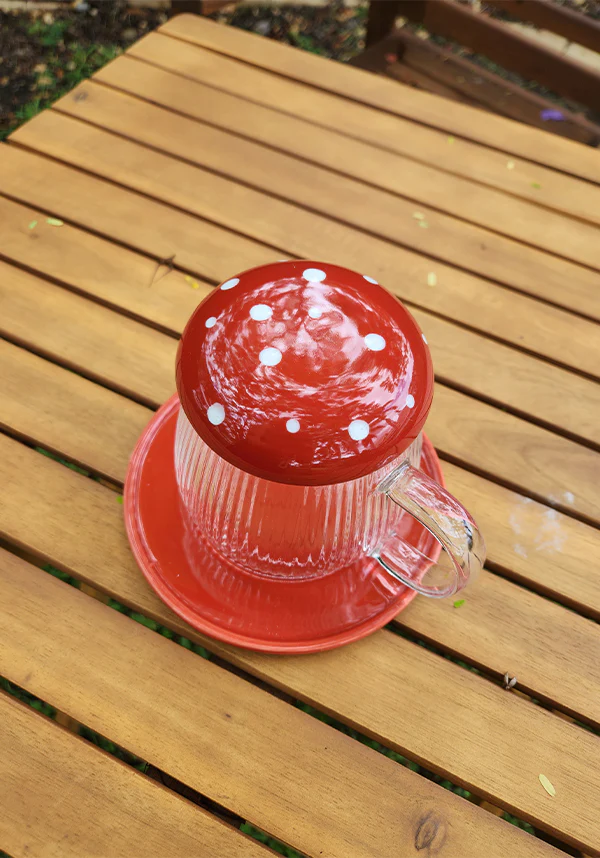 Glass Mushroom | MUG & SAUCER - Image 6