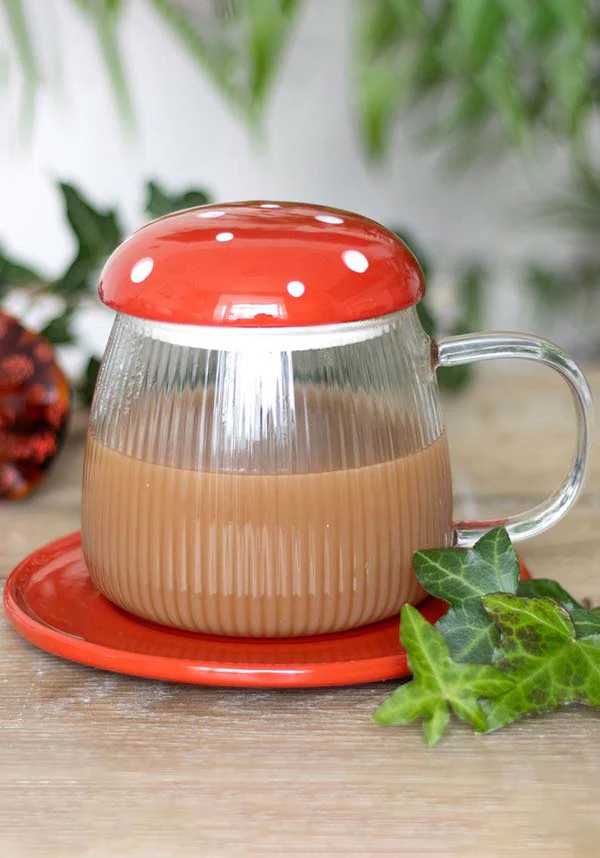 Glass Mushroom | MUG & SAUCER - Image 7