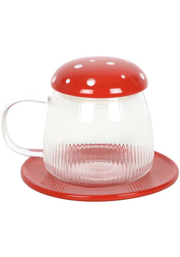 Glass Mushroom | MUG & SAUCER - Image 8