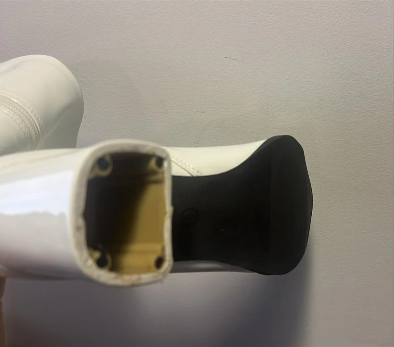 GOGO-300X [White Pat] | WIDE CALF BOOTS [DAMAGED]** - Image 6