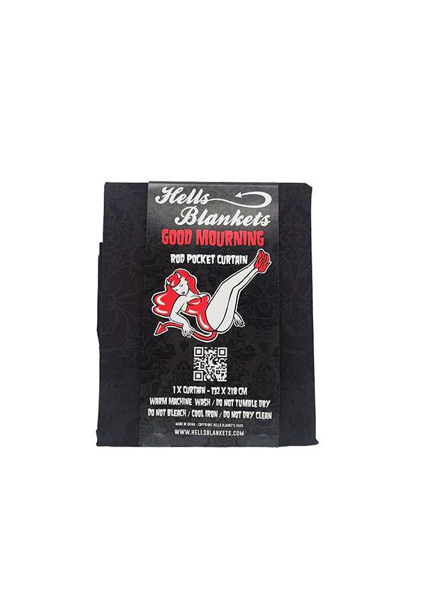 Good Mourning [Black] [Rod Pocket] | BLACKOUT CURTAIN - Image 17