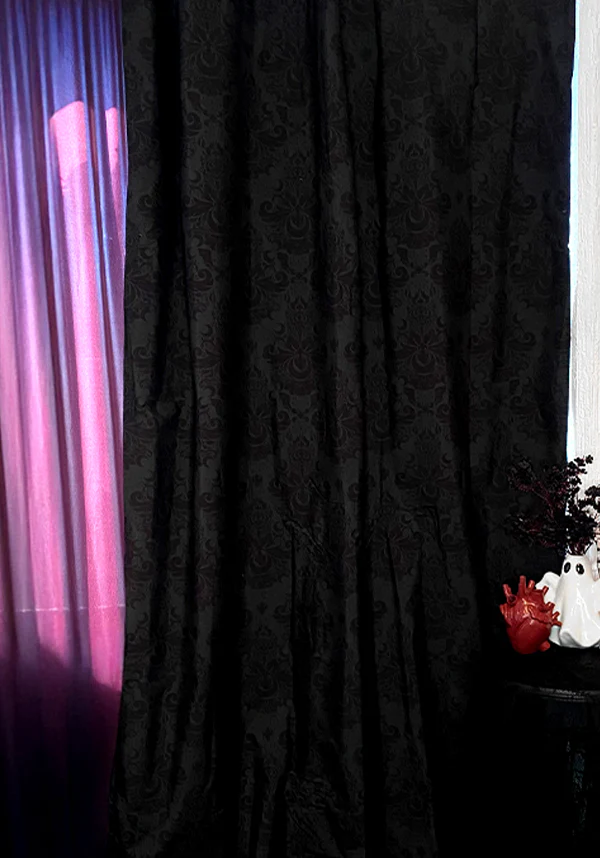 Good Mourning [Black] [Rod Pocket] | BLACKOUT CURTAIN - Image 3