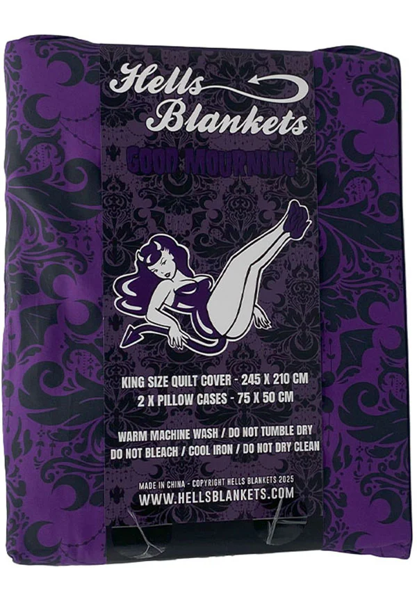 Good Mourning [Purple] | QUILT SET [KING SINGLE] - Image 12
