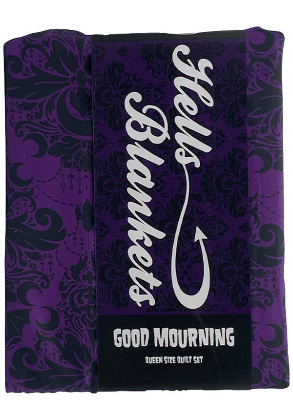 Good Mourning [Purple] | QUILT SET [KING SINGLE] - Image 9