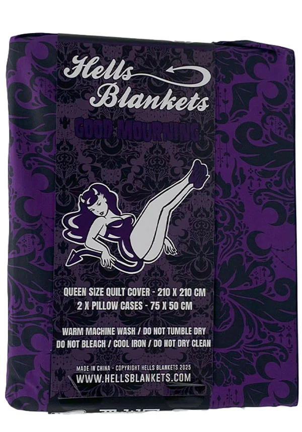 Good Mourning [Purple] | QUILT SET [QUEEN] - Image 10
