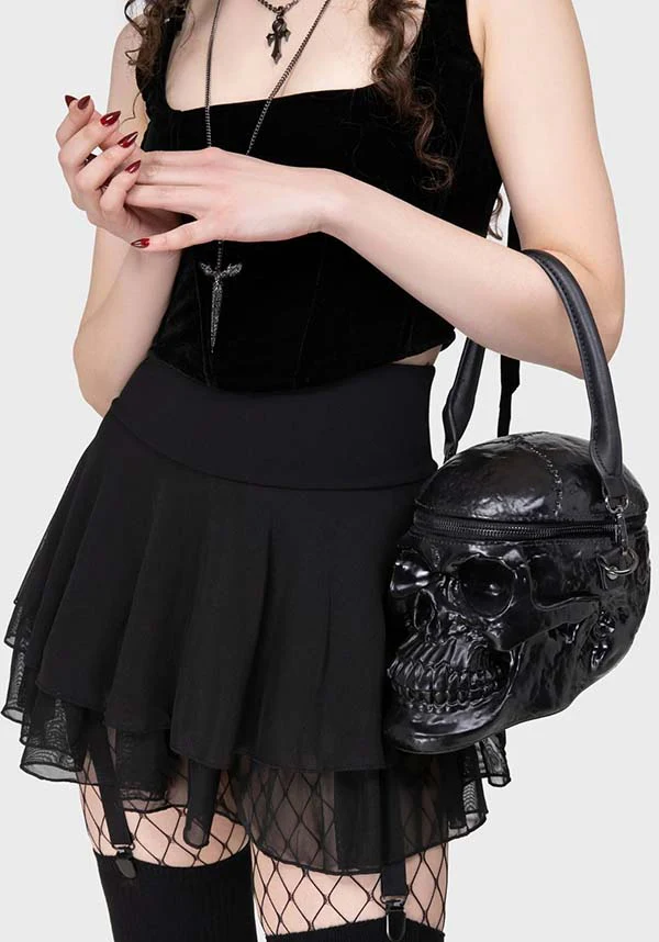 Grave Digger [Black] | SKULL HANDBAG - Image 2