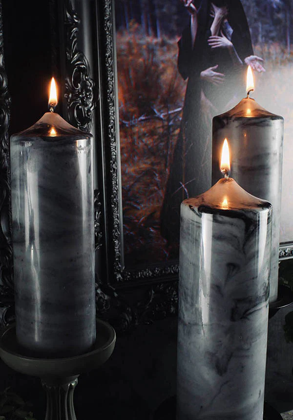 Gravestone Grey Pillar | CANDLE** - Image 4