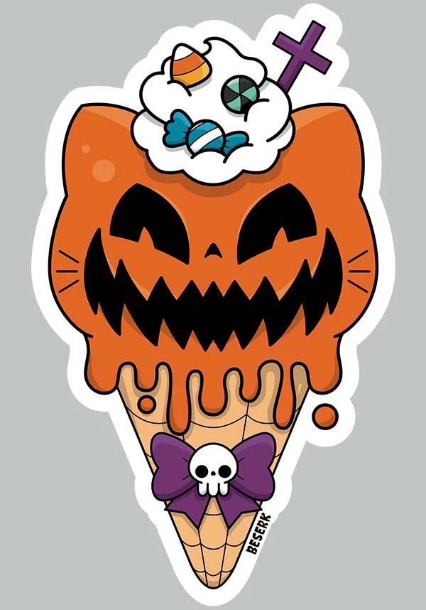 Halloween I Scream Cone | STICKER*