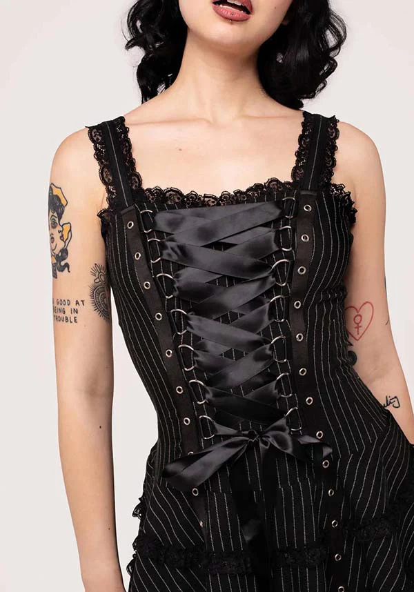 Harley Pinstripe | DRESS - Image 2
