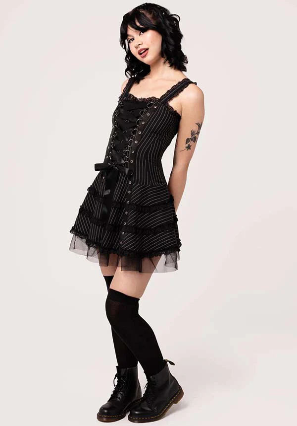 Harley Pinstripe | DRESS - Image 4
