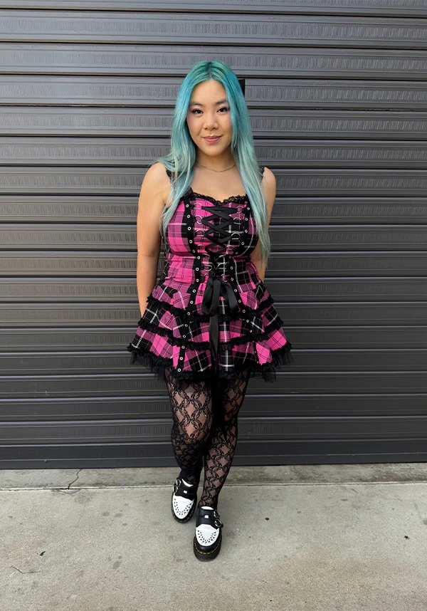 Harley Tartan [Pink] | DRESS - Image 3