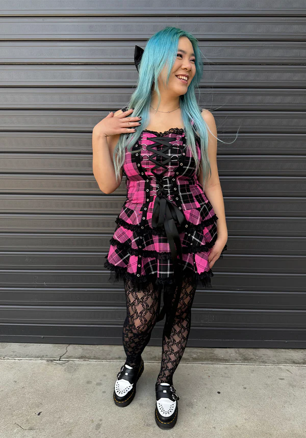 Harley Tartan [Pink] | DRESS - Image 5