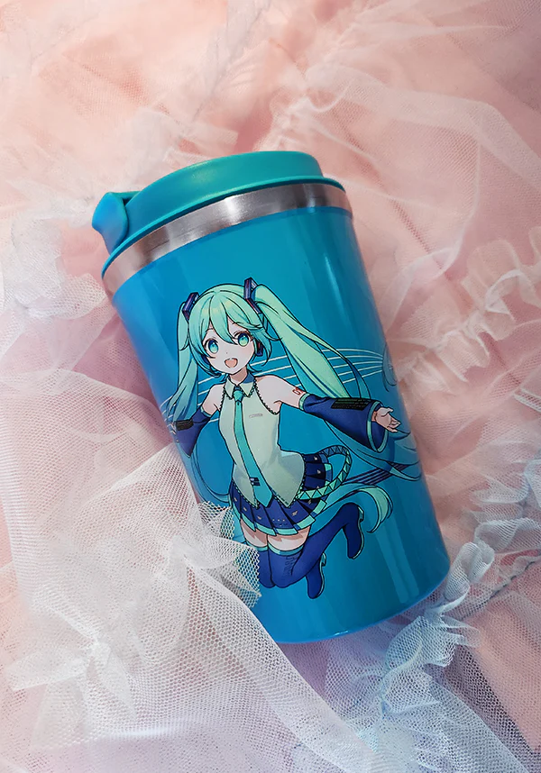 Hatsune Miku Jump | METAL TRAVEL MUG - Image 3