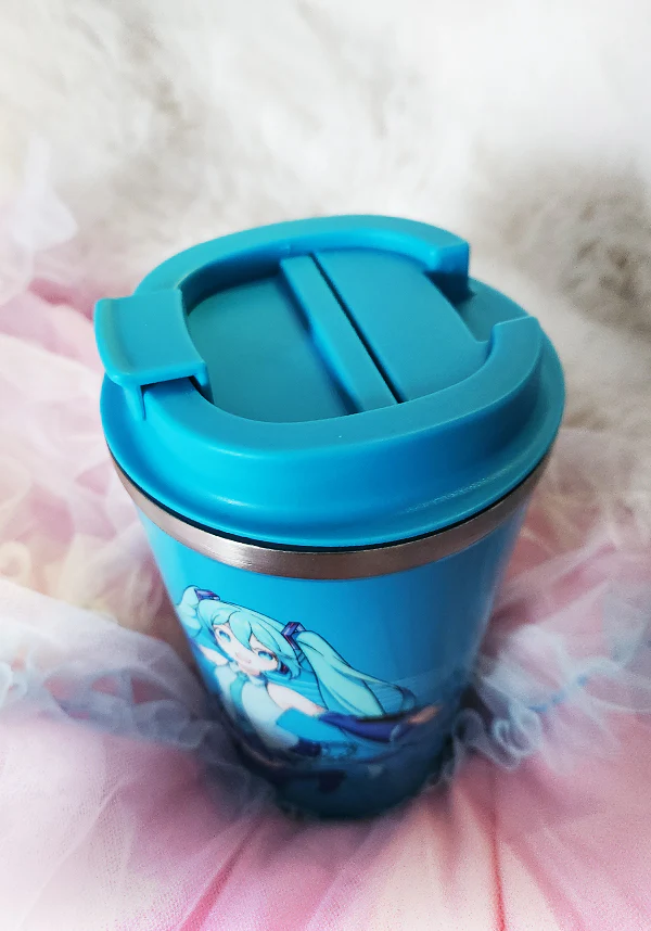 Hatsune Miku Jump | METAL TRAVEL MUG - Image 4