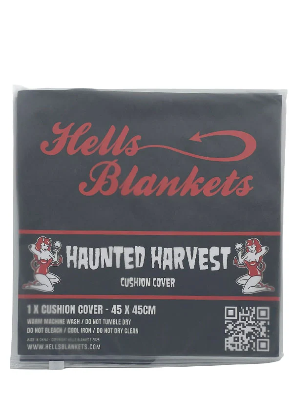 Haunted Harvest [Black/Grey] | CUSHION COVER - Image 18