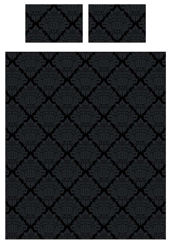 Haunted Harvest [Black/Grey] | QUILT SET [KING] - Image 22