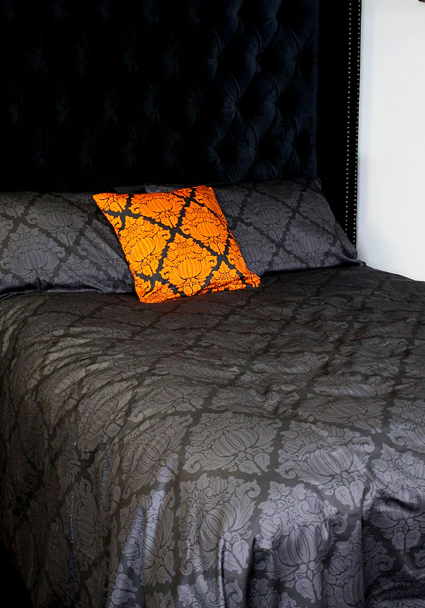 Haunted Harvest [Black/Grey] | QUILT SET [QUEEN] - Image 2