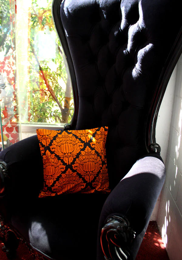 Haunted Harvest [Black/Orange] | CUSHION COVER - Image 4