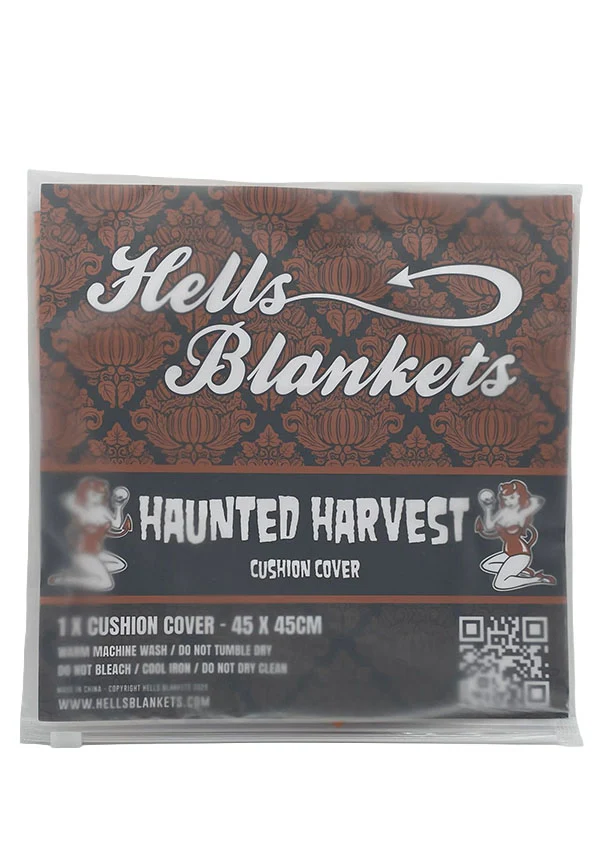 Haunted Harvest [Black/Orange] | CUSHION COVER - Image 9