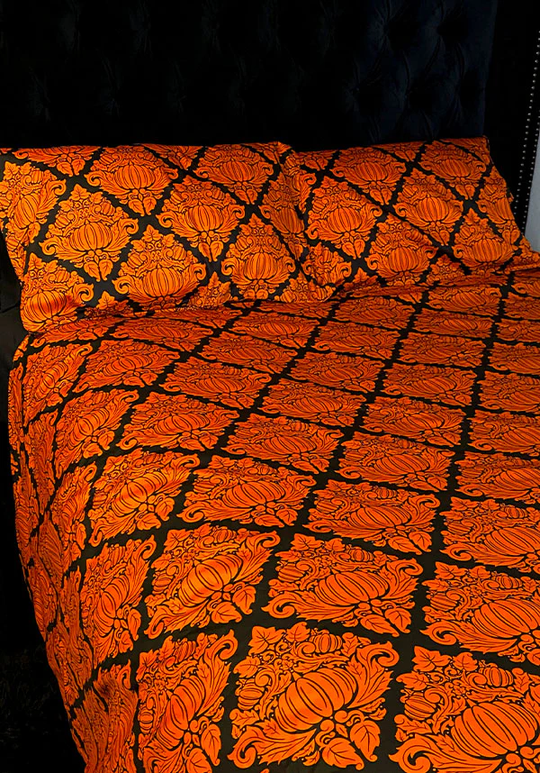 Haunted Harvest [Black/Orange] | QUILT SET [KING SINGLE] - Image 13