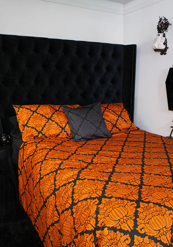 Haunted Harvest [Black/Orange] | QUILT SET [KING SINGLE] - Image 15