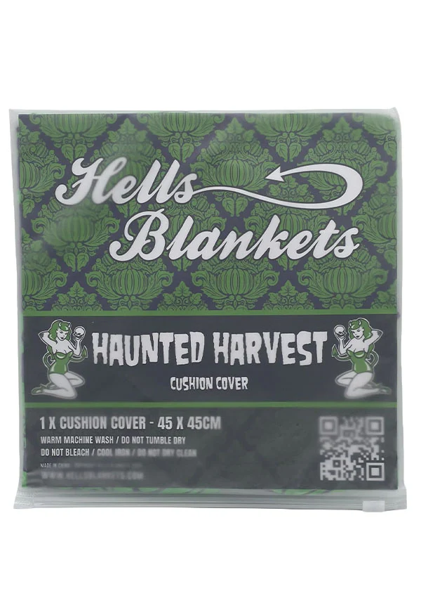 Haunted Harvest [Green/Purple] | CUSHION COVER - Image 14