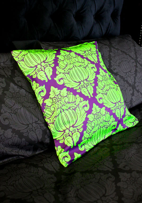 Haunted Harvest [Green/Purple] | CUSHION COVER - Image 8