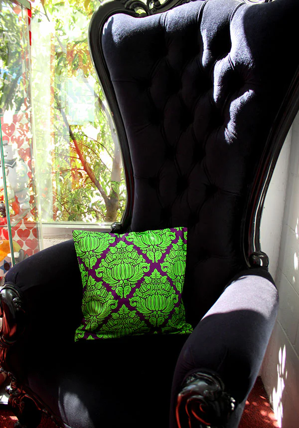 Haunted Harvest [Green/Purple] | CUSHION COVER - Image 9
