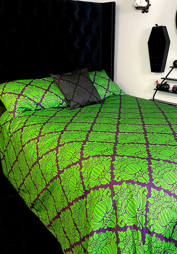 Haunted Harvest [Green/Purple] | QUILT SET [SUPER KING] - Image 18