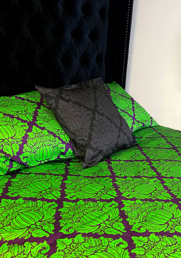 Haunted Harvest [Green/Purple] | QUILT SET [SUPER KING] - Image 19