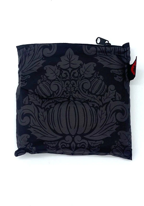 Haunted Harvest [Grey] | REUSABLE TOTE BAG - Image 5
