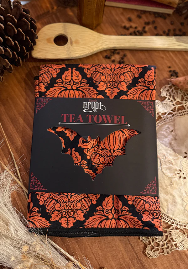Haunted Harvest [Orange] | TEA TOWEL - Image 4