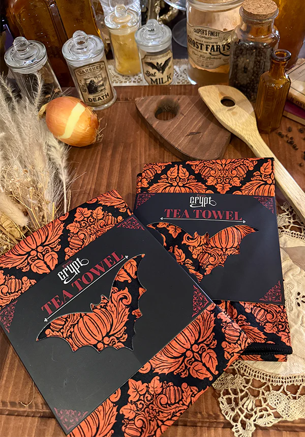 Haunted Harvest [Orange] | TEA TOWEL - Image 5