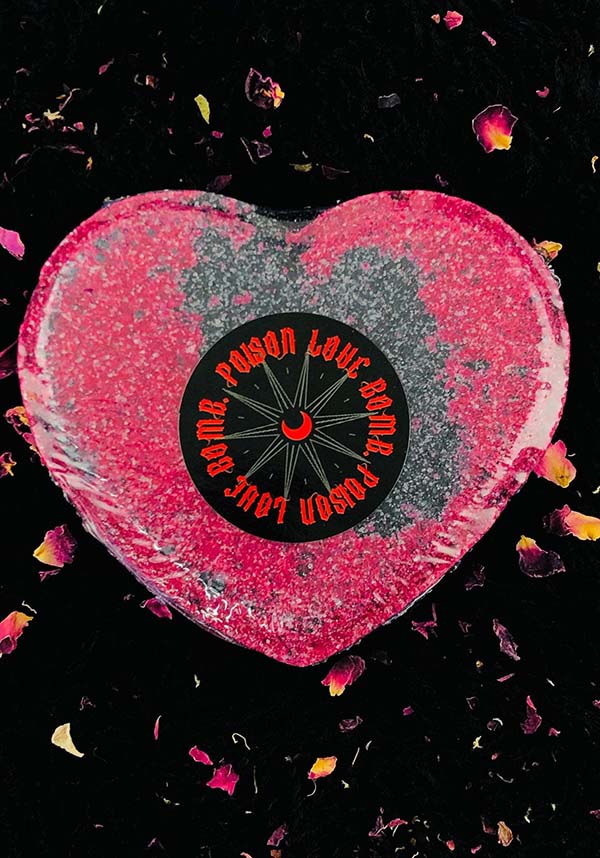 Heart [Red & Black] | BATH BOMB - Image 4