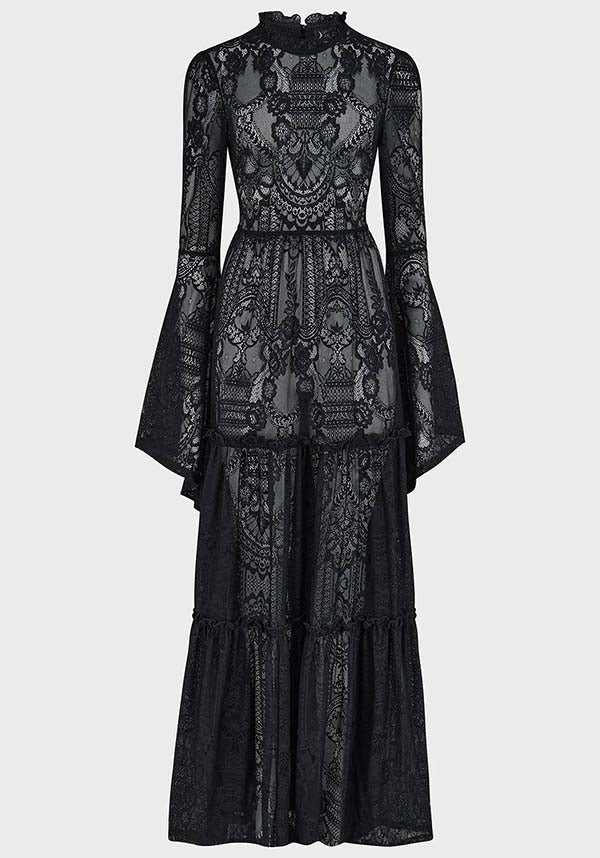 Hecate Lace [Black] | MAXI DRESS - Image 2