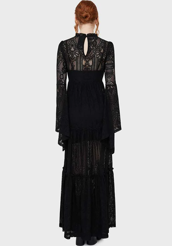 Hecate Lace [Black] | MAXI DRESS - Image 6