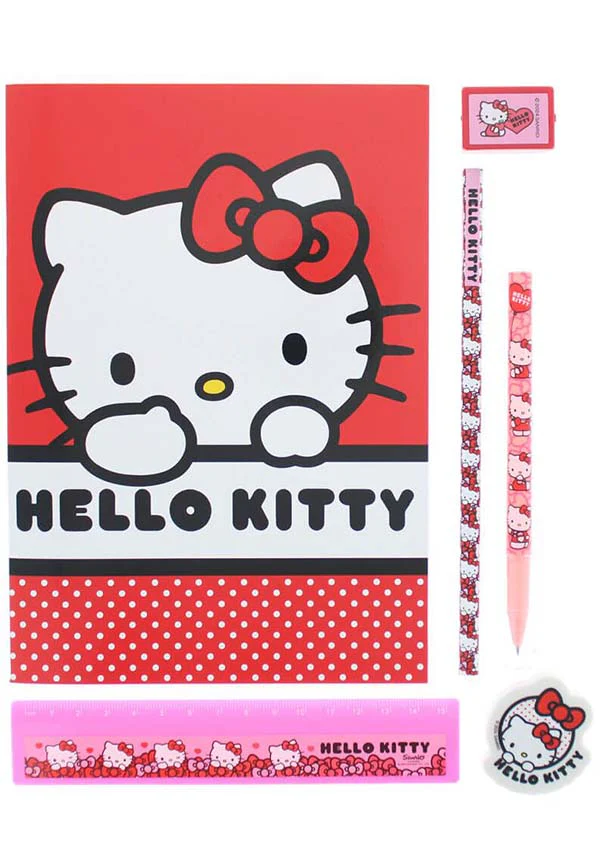 Hello Kitty: Hearts & Bows | STATIONERY SET* - Image 3