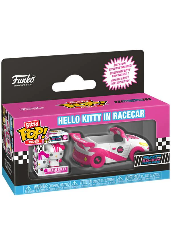 Hello Kitty w/ Racecar Bitty | POP! RIDE - Image 3