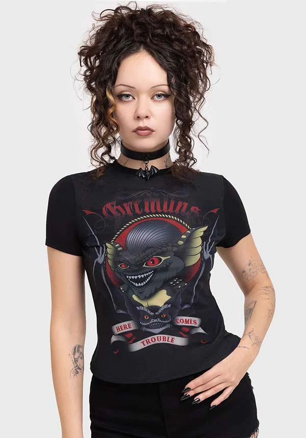 Here Comes Trouble | FITTED T-SHIRT*